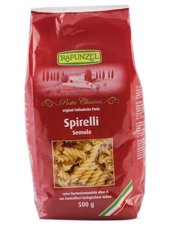 Paste spirale grau semola eco 500g - RAPUNZEL