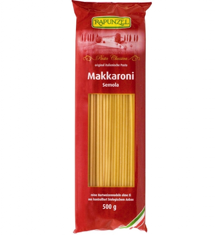 Paste macaroane grau semola eco 500g - RAPUNZEL
