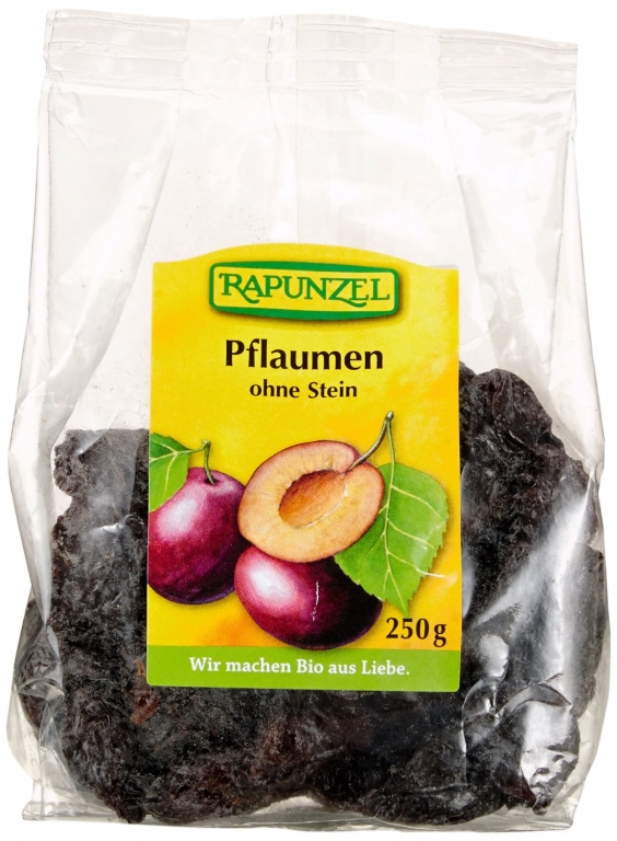 Prune uscate fara samburi eco 250g - RAPUNZEL