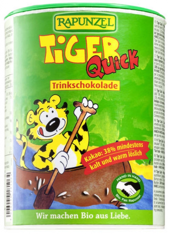 Ciocolata calda instant cristallino Tiger eco 400g - RAPUNZEL