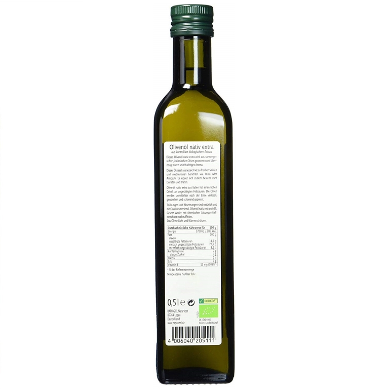 Ulei masline extravirgin italian eco 500ml - RAPUNZEL
