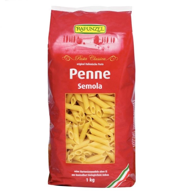 Paste penne grau semola eco 1kg - RAPUNZEL