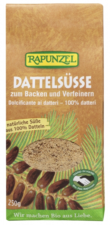 Indulcitor pulbere curmale bio 250g - RAPUNZEL