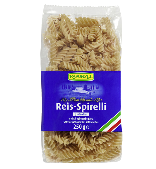 Paste spirale orez integral eco 250g - RAPUNZEL