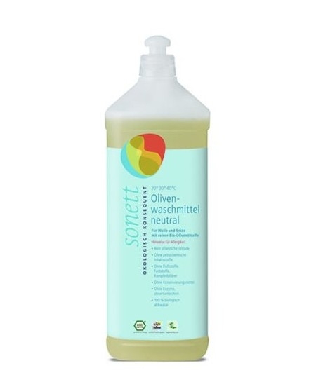 Detergent lichid rufe delicate lana matase sensitive 1L - SONETT