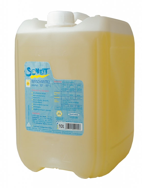 Detergent lichid vase sensitive 10L - SONETT