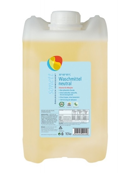 Detergent lichid rufe albe color sensitive 10L - SONETT
