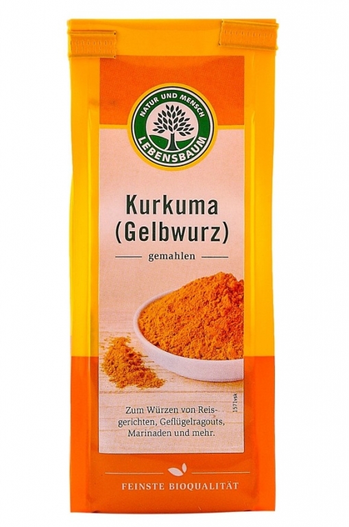 Condiment turmeric macinat eco 50g - LEBENSBAUM