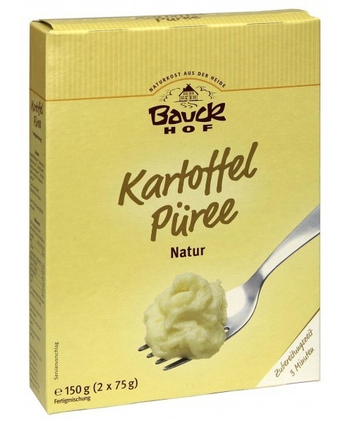 Premix piure cartofi natur fara gluten 2x75g - BAUCK HOF
