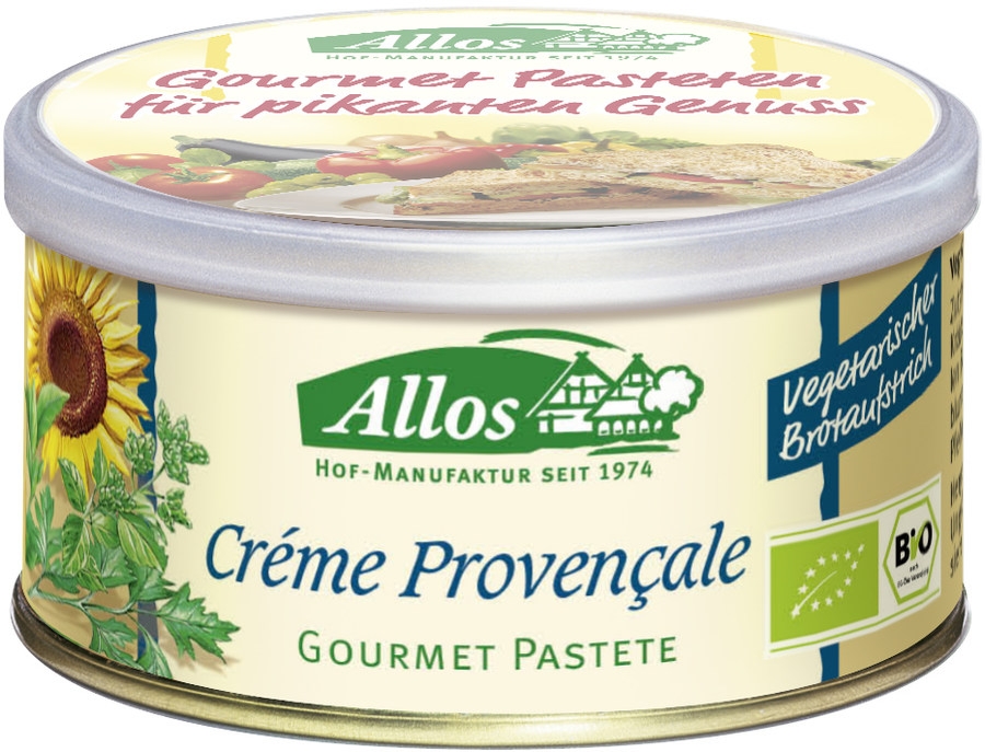 Pate vegetal ierburi Provencale 125g - ALLOS