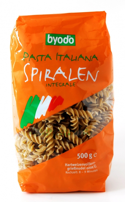 Paste spirale grau integral 500g - BYODO