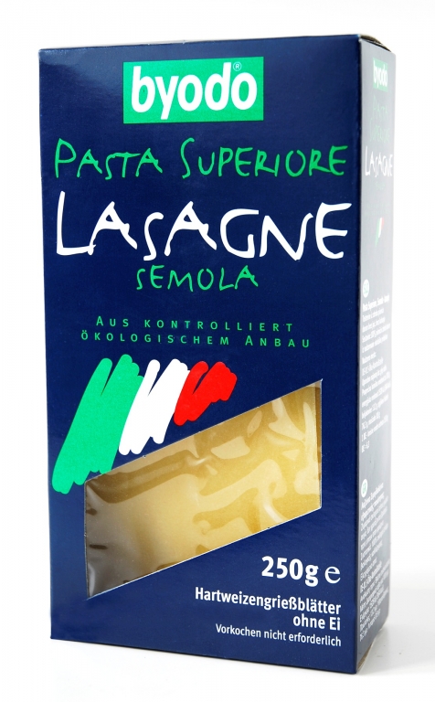 Paste lasagna grau semola 250g - BYODO