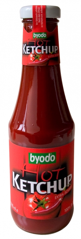 Ketchup picant fara gluten eco 500ml - BYODO