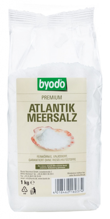 Sare mare fina Atlantic 1kg - BYODO