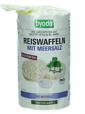 Rondele expandate orez cu sare eco 100g - BYODO