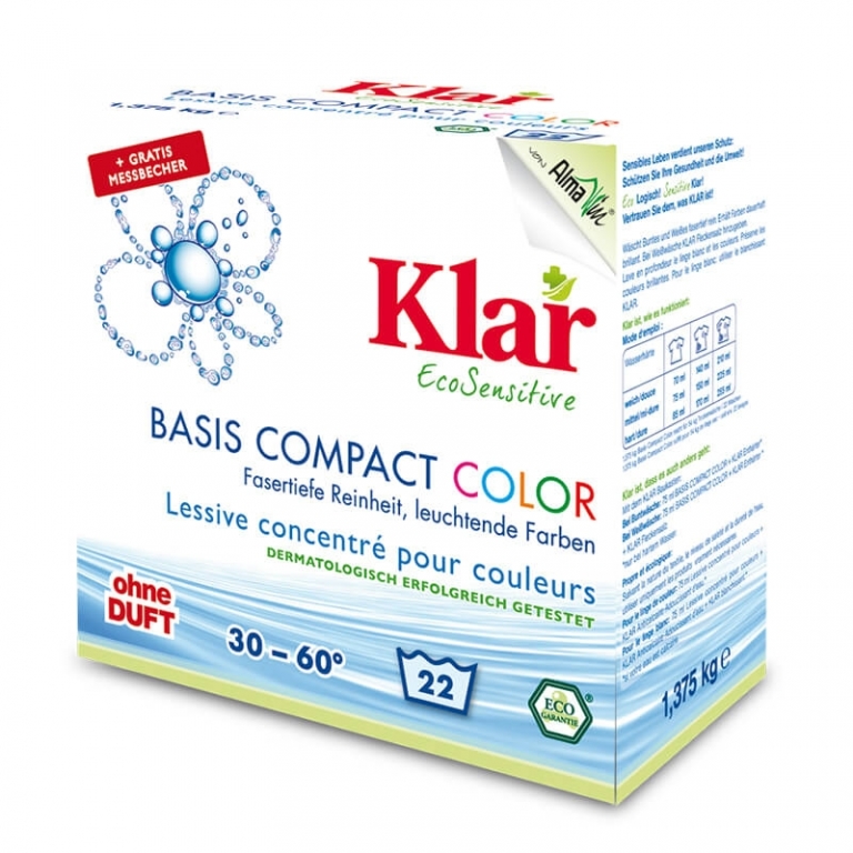 Detergent praf rufe compact fara parfum 1,375kg - KLAR