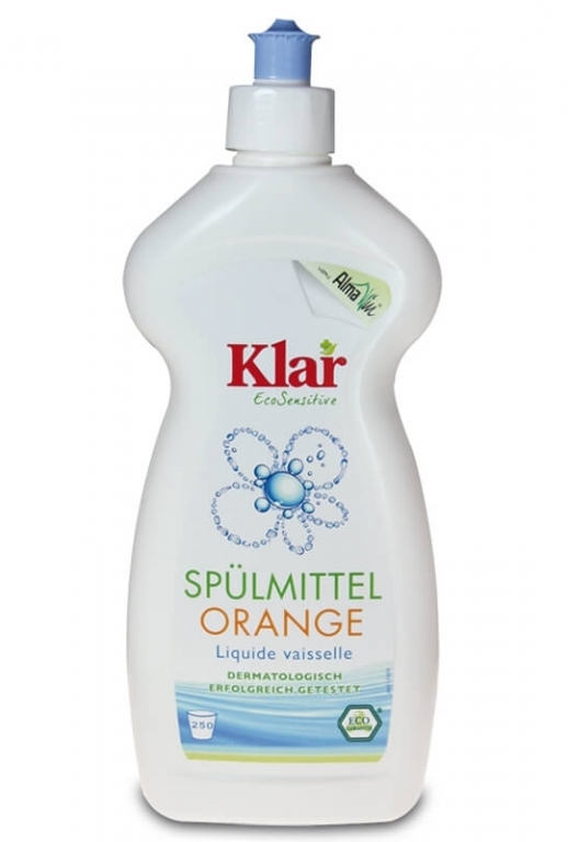 Detergent lichid vase portocala Sensitive 500ml - KLAR