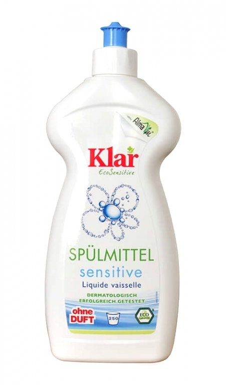 Detergent lichid vase fara parfum {m} 500ml - KLAR