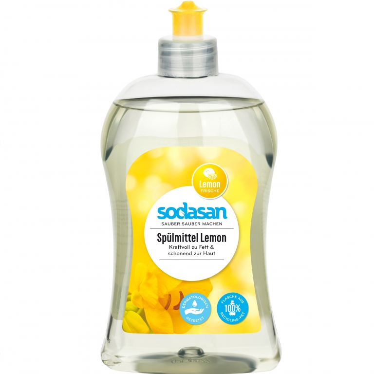 Detergent lichid vase lamaie lime 500ml - SODASAN