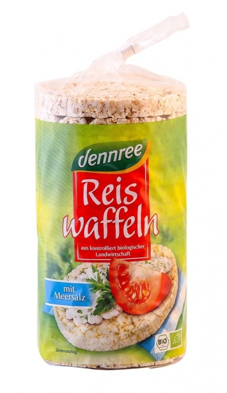 Rondele expandate orez cu sare eco 100g - DENNREE