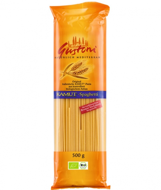Paste spaghete kamut 500g - GUSTONI