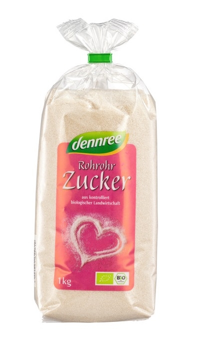 Zahar brut auriu trestie nerafinat eco 1kg - DENNREE