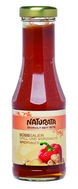 Sos tomat dulce acrisor pt gratar 250ml - NATURATA