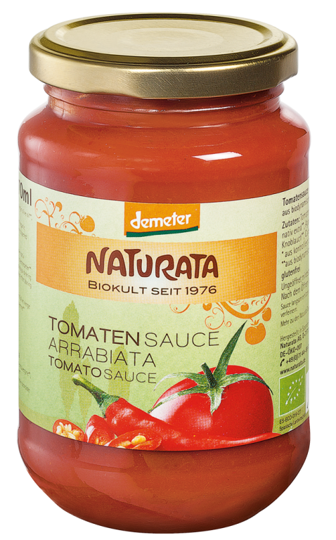 Sos tomat Arrabbiata 370ml - NATURATA