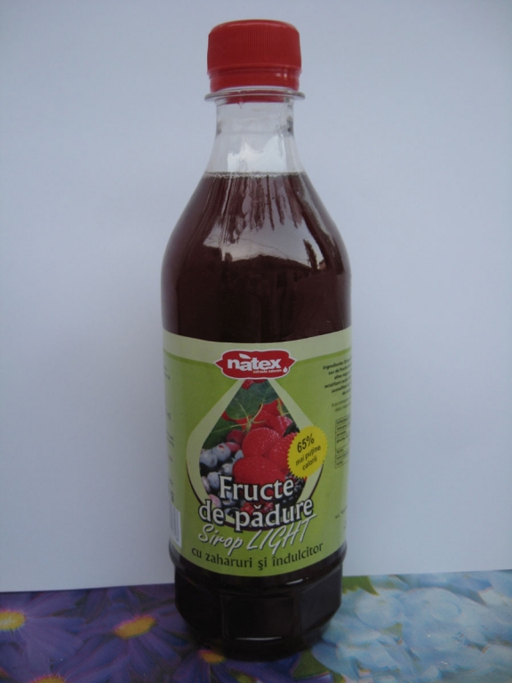 Sirop fructe padure light 500ml - NATEX