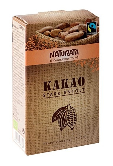 Cacao pulbere 12%grasime eco 125g - NATURATA