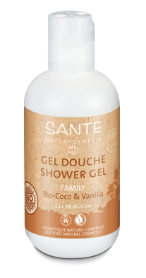 Gel dus cocos vanilie 200ml - SANTE