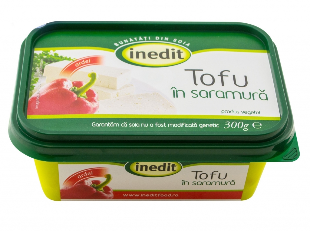 Tofu ardei in saramura 300g - INEDIT