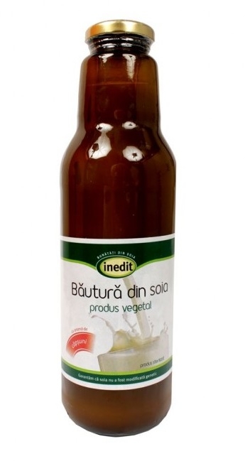 Lapte soia capsuni 750ml - INEDIT