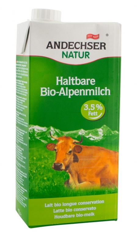 Lapte vaca uht 3,5%gr 1L - ANDECHSER