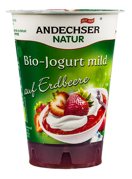 Iaurt capsuni 3,7%gr 180g - ANDECHSER