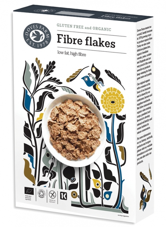 Fulgi cereale fibre fara gluten eco 300g - DOVES FARM