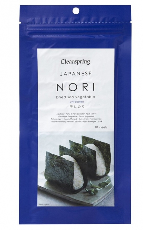 Alge nori uscate foi 10x2,5g - CLEARSPRING