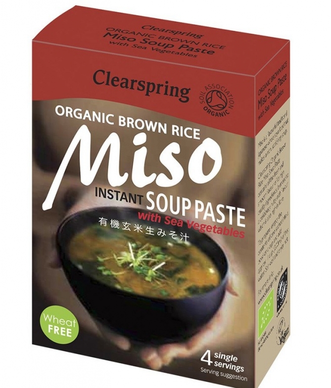 Supa instant miso orez brun eco 4x15g - CLEARSPRING