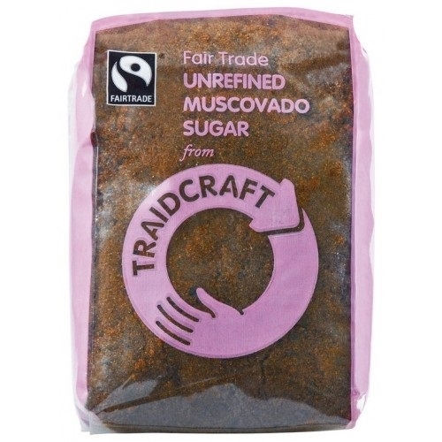 Zahar brun suc trestie Muscovado 500g - TRAIDCRAFT