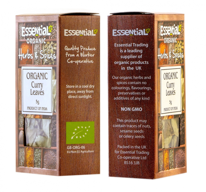 Condiment frunze curry eco 5g - ESSENTIAL ORGANIC