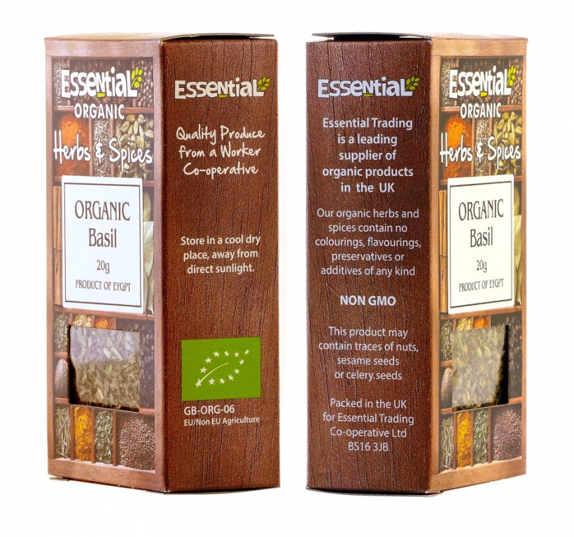 Condiment busuioc eco 20g - ESSENTIAL ORGANIC