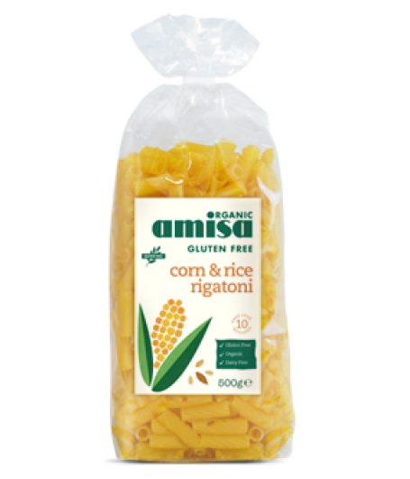 Paste rigatoni porumb orez eco 500g - AMISA