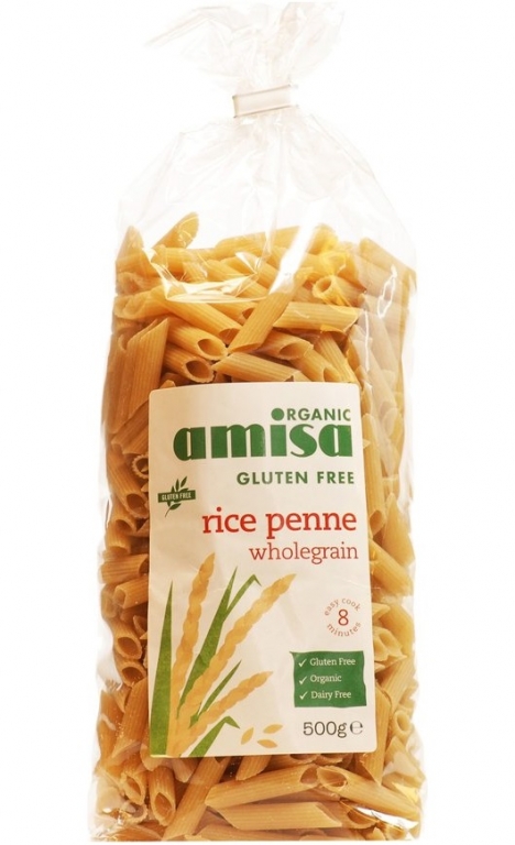 Paste penne orez integral eco 500g - AMISA