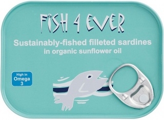 Sardine file ulei fl soarelui 100g - FISH 4 EVER