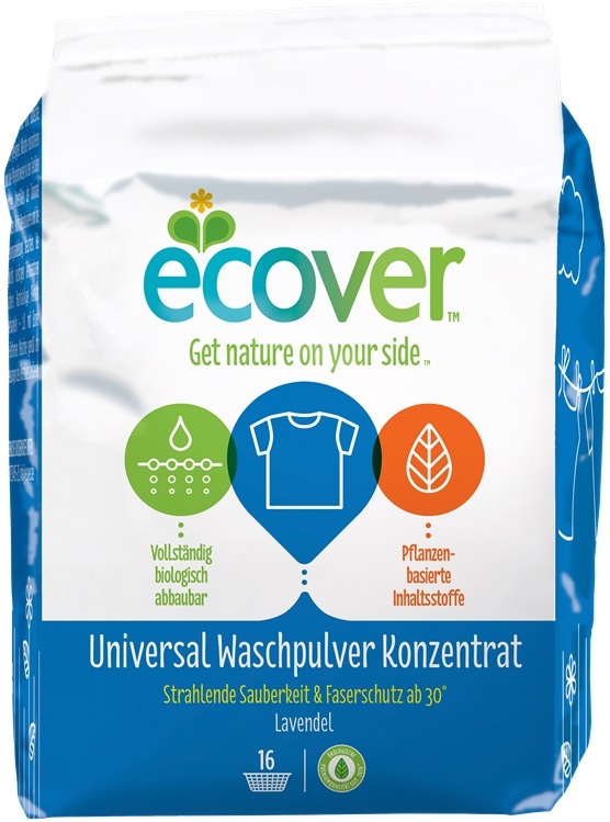 Detergent praf rufe universale lavanda 1,2kg - ECOVER