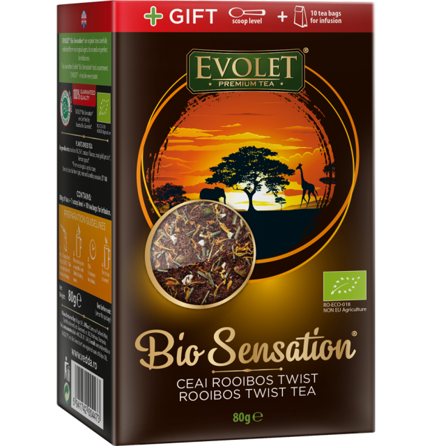 Ceai rooibos twist Bio Sensation 80g - EVOLET