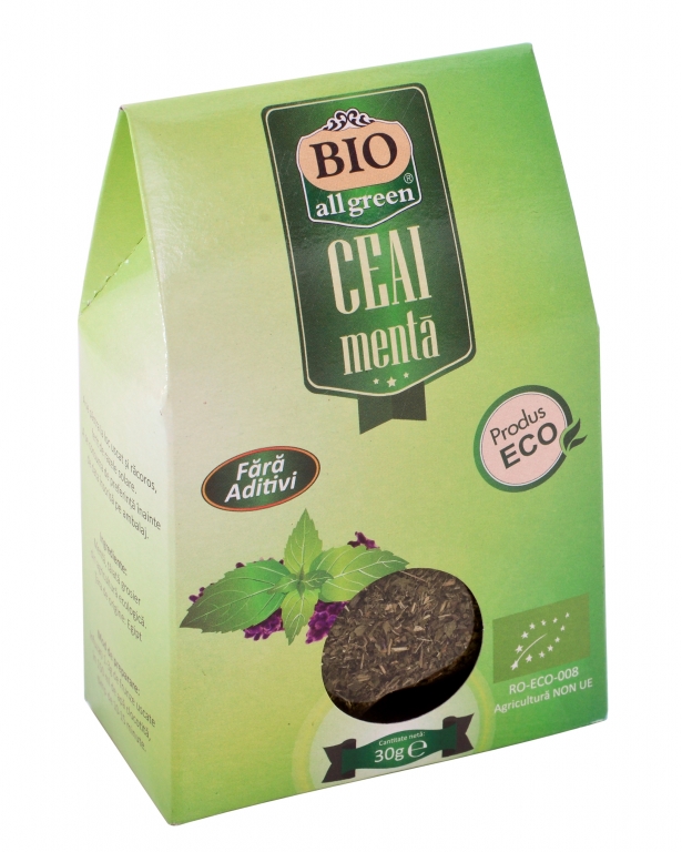 Ceai menta bio 30g - BIO ALL GREEN