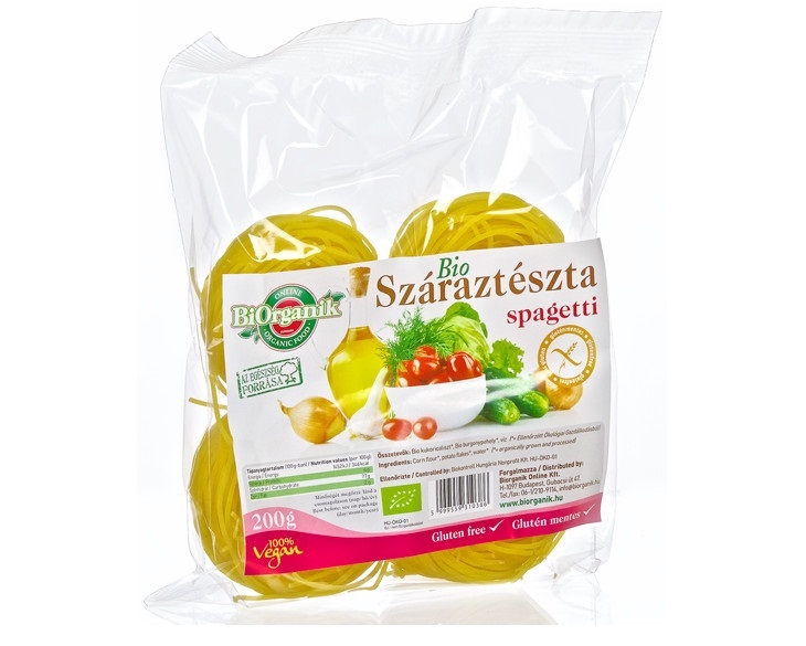 Paste spaghete porumb cartofi eco 200g - BIORGANIK
