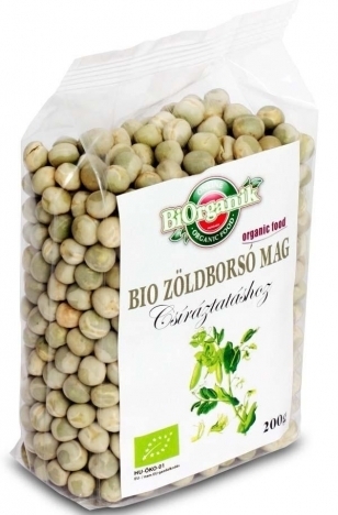 Seminte mazare verde pt germinat eco 200g - BIORGANIK