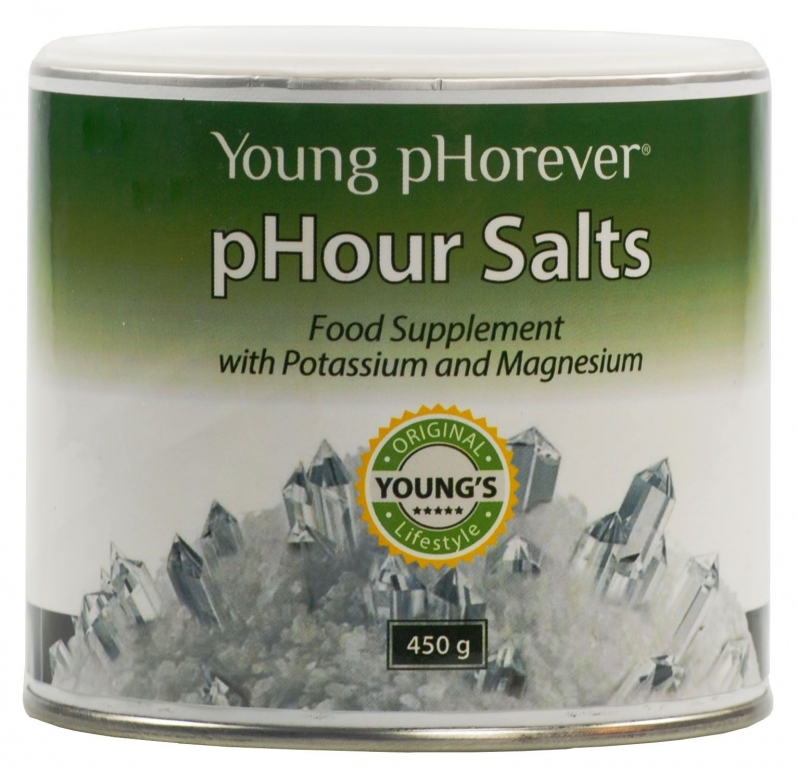 Saruri alcalinizate pHour Salts 450g - YOUNG PHOREVER
